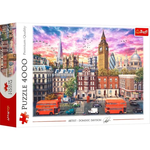 Puzzle 4000 elementów Spacer po Londynie