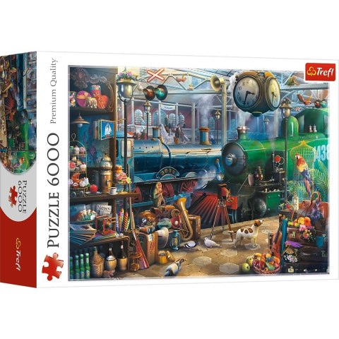 Puzzle 6000 elementów Stacja kolejowa