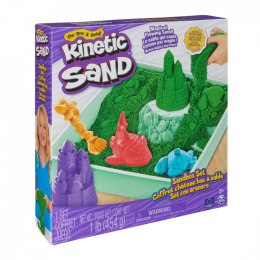 Piasek kinetyczny Kinetic Sand Zestaw Piaskownica Zielony