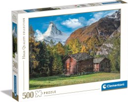 Puzzle 500 elementów High Quality Uroczy Matterhorn