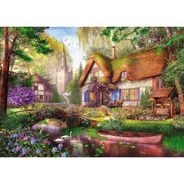 Puzzle 1000 elementów Premium Urocza chatka w lesie