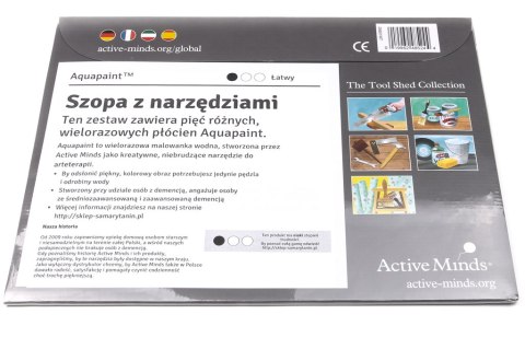 Obrazki do malowania wodą, SZOPA Z NARZĘDZIAMI - AQUAPAINT, Active Minds, terapia seniora Obrazki do malowania wodą, SZOPA Z NARZĘDZIAMI - AQUAPAINT, Active Minds, terapia seniora