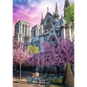 Puzzle 1000 elementów Premium Plus Quality Katedra Notre-Dame, Paryż