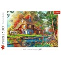 Puzzle 500 elementów Chatka nad rzeką