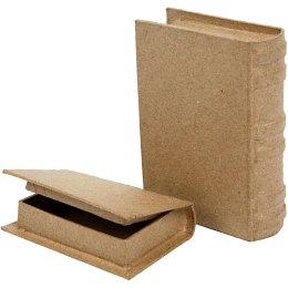 Zestaw pudełek-książek z papier-mache