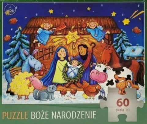 Puzzle 60 el. Boże Narodzenie