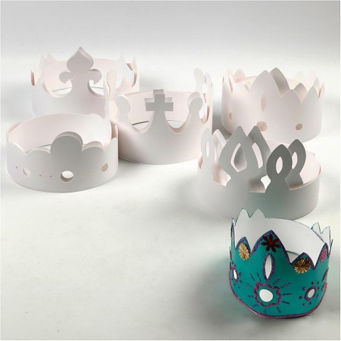 Korony z Papieru H: 10-16,5 cm 50 szt. Korony z Papieru H: 10-16,5 cm 50 szt.