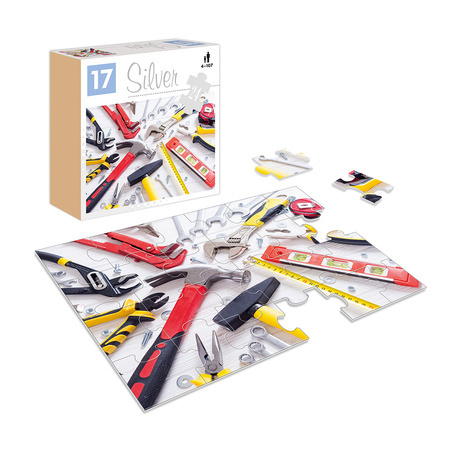 Puzzle 24 el. Narzędzia Silver Puzzle 24 el. Narzędzia Silver