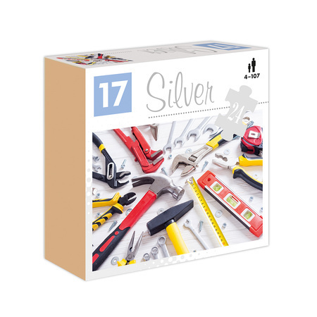 Puzzle 24 el. Narzędzia Silver Puzzle 24 el. Narzędzia Silver