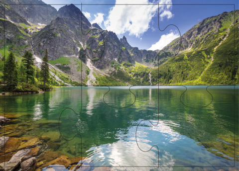 Puzzle 6 el. Morskie Oko Silver