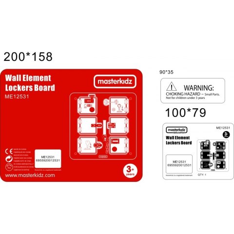 Tablica manipulacyjna Otwieranie i Zamykanie Zamków Ścienna Tablica Manipulacyjna