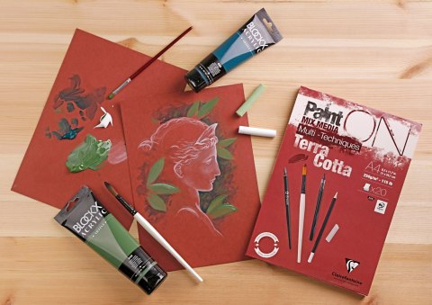 Blok papieru Terakota A5, 250 g, 20 ark Blok papieru Terakota A5, 250 g, 20 ark