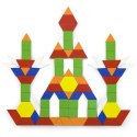 VIGA Drewniane Klocki Płaskie w wiaderku 250 elementów Montessori VIGA Drewniane Klocki Płaskie w wiaderku 250 elementów Montessori
