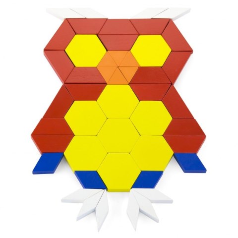 VIGA Drewniane Klocki Płaskie w wiaderku 250 elementów Montessori VIGA Drewniane Klocki Płaskie w wiaderku 250 elementów Montessori