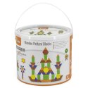 VIGA Drewniane Klocki Płaskie w wiaderku 250 elementów Montessori VIGA Drewniane Klocki Płaskie w wiaderku 250 elementów Montessori