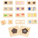 VIGA Zestaw Puzzle Łączenie Kształtów i Przedmiotów VIGA Zestaw Puzzle Łączenie Kształtów i Przedmiotów