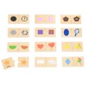 VIGA Zestaw Puzzle Łączenie Kształtów i Przedmiotów VIGA Zestaw Puzzle Łączenie Kształtów i Przedmiotów