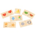 VIGA Zestaw Puzzle Łączenie Kształtów i Przedmiotów VIGA Zestaw Puzzle Łączenie Kształtów i Przedmiotów