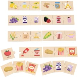 Zestaw Puzzli Odkrywaj Związki Między Naturą a Jedzeniem