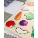 Drewniana Układanka Montessori Warzywa