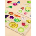 Drewniana Układanka Montessori Warzywa