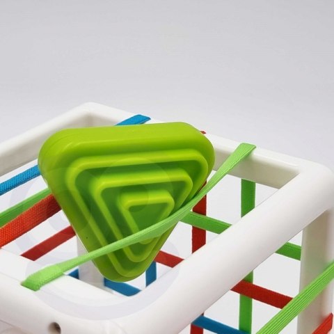 Elastyczna Kostka Sensoryczna Sorter Kolorowe Kształty 11 el.