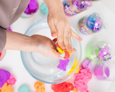 Masa plastyczna Misiolina 60g 1 foremka Błękitna