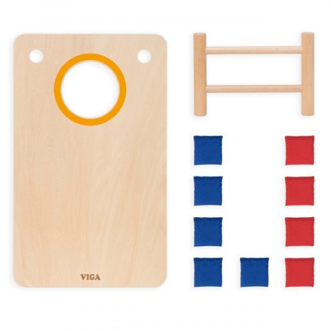 Viga Gra Zręcznościowa 2w1 Kółko i Krzyżyk + Cornhole - Rzut Do celu Viga Gra Zręcznościowa 2w1 Kółko i Krzyżyk + Cornhole - Rzut Do celu