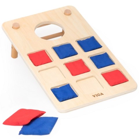 Viga Gra Zręcznościowa 2w1 Kółko i Krzyżyk + Cornhole - Rzut Do celu Viga Gra Zręcznościowa 2w1 Kółko i Krzyżyk + Cornhole - Rzut Do celu