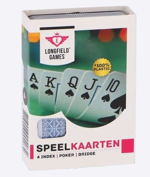 Karty Longfield 100% plastic 4 index