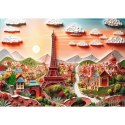 Puzzle 1000 elementów 40-lecie Paper Art Paryż Puzzle 1000 elementów 40-lecie Paper Art Paryż