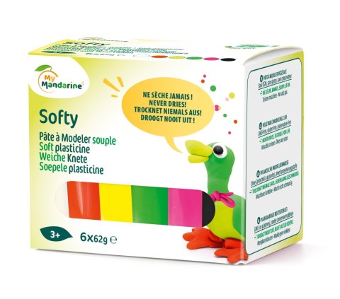 Zestaw mas Softy 6x62 g Fluorescencyjne