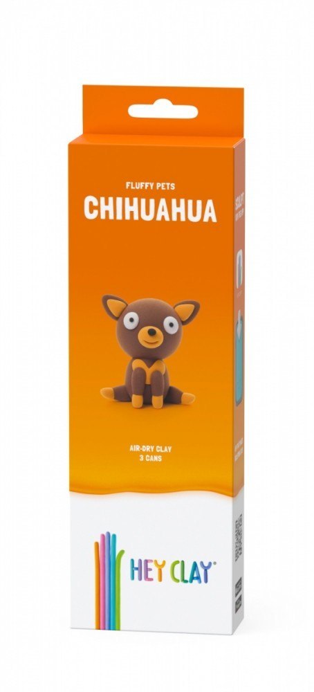 Masa plastyczna Hey Clay Figurka Puchate zwierzaki, Chihuahua Masa plastyczna Hey Clay Figurka Puchate zwierzaki, Chihuahua