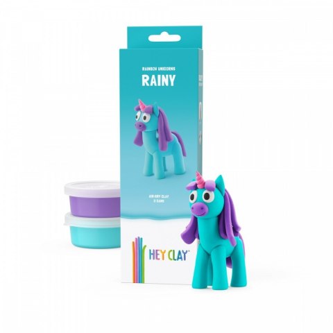 Masa plastyczna Hey Clay Jednorożce 3 pak, Rainy Masa plastyczna Hey Clay Jednorożce 3 pak, Rainy