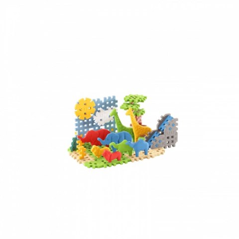 Klocki Mini Waffle - Animals Savanna 50 elementów