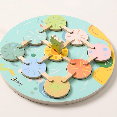 Gra Sensoryczna Liść Lotosu Dopasuj Kształty i Kolory