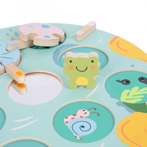 Gra Sensoryczna Liść Lotosu Dopasuj Kształty i Kolory