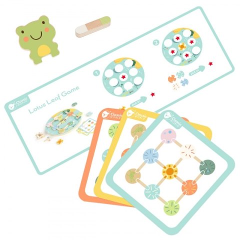 Gra Sensoryczna Liść Lotosu Dopasuj Kształty i Kolory