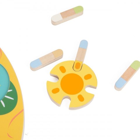 Gra Sensoryczna Liść Lotosu Dopasuj Kształty i Kolory