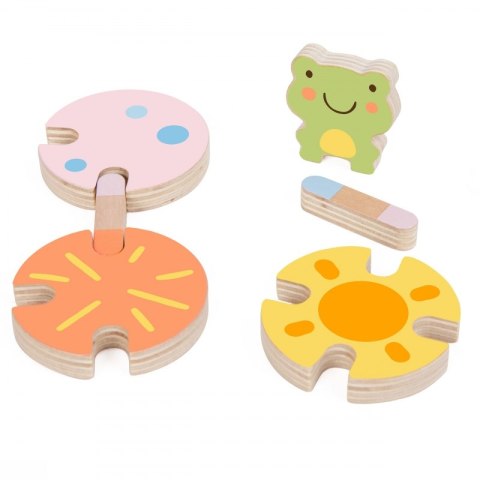 Gra Sensoryczna Liść Lotosu Dopasuj Kształty i Kolory