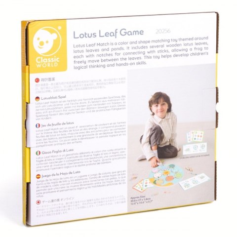 Gra Sensoryczna Liść Lotosu Dopasuj Kształty i Kolory