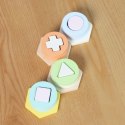 Sorter Montessori Kształtów i Kolorów Układanka Wieża