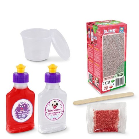 Zestaw super slime - Truskawka