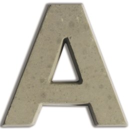 Litera A z betonu H:7,6 cm