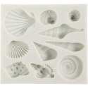 Foremka Silikonowa Muszelki 10 wzorów
