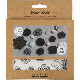 Foremka Silikonowa Różyczki 21 wzorów