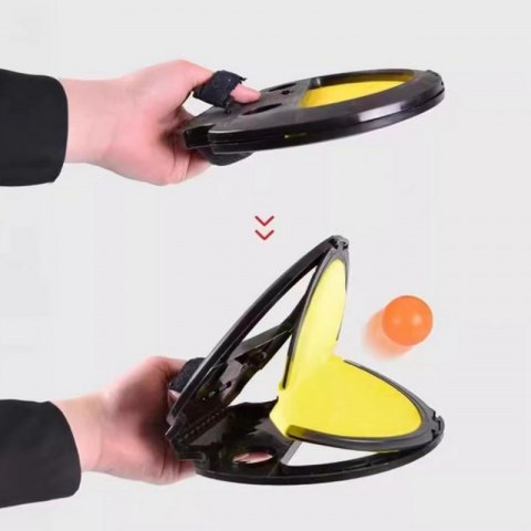 Gra Zręcznościowa Catch Ball Rzucaj Łap Paletka+ 2 Piłki