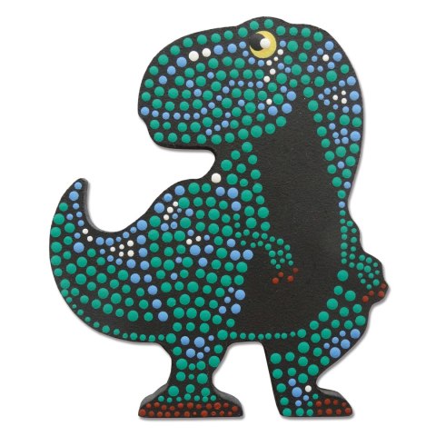 Zestaw do malowania kropkami Dinozaury