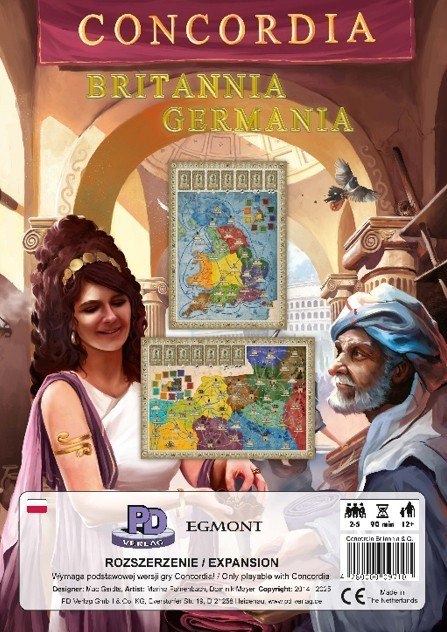 Dodatek Britania/Germania do gry Concordia