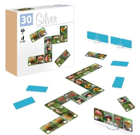 Domino grzyby Silver ALEX